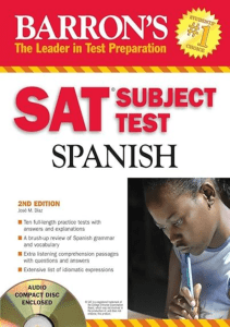 REVIEW Barron s SAT Subject Test Spanish with Audio CD