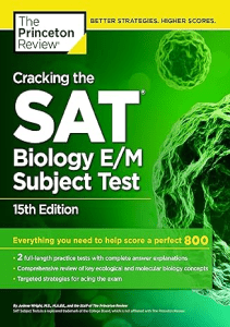 DOWNLOAD Cracking the SAT Biology E M Subject Test 15th Edition College Test Preparation 