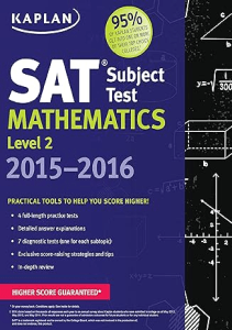 BEST BOOK Kaplan SAT Subject Test Mathematics Level 2 2015 2016 Kaplan Test Prep 