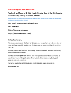 Help all students with Testbank for Maternal & Child Health Nursing Care of the Childbearing & Childrearing Family, 8e Silbert, Pillitteri