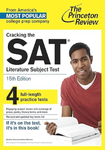 AMAZING BOOK Cracking the SAT Literature Subject Test 15th Edition College Test Preparation 