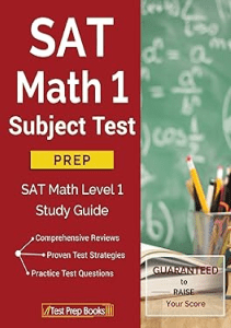 AMAZING BOOK SAT Math 1 Subject Test Prep SAT Math Level 1 Study Guide