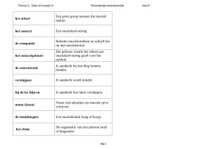 Woordenschat Thema 3