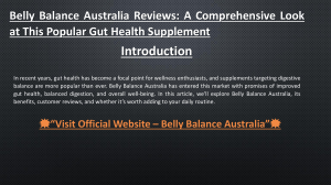 Belly Balance Australia