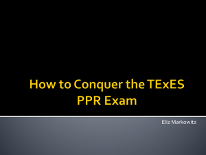 TExES PPR Exam Prep: How to Conquer the Test