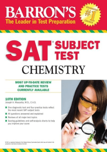 DOWNLOAD Barron s SAT Subject Test Chemistry