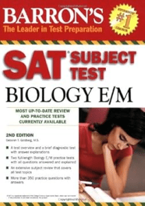 BEST BOOK Barron s SAT Subject Test Biology E M Barron s the Leader in Test Preparation 