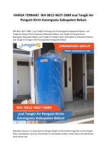 4. Jual Tangki Air Penguin Kirim Karangsatu Kabupaten Bekasi