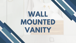 Wall mounted vanity