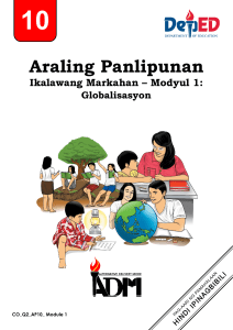 AP10 Q2 mod1 globalisasyon ver2