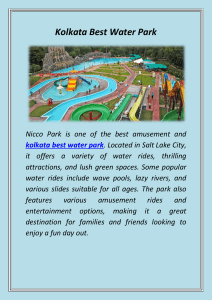 Kolkata Best Water Park