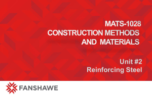 MATS-1028 - Class 8 - Reinforcing Steel