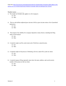 Test Bank for Fundamentals of Taxation 2024 Edition, 17th Edition, Ana Cruz, Michael Deschamps, Frederick Niswander, Debra Prendergast, Dan Schisler