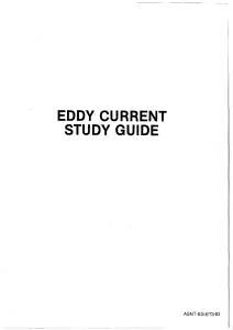 ASNT LEVEL III Study Guide (ECT)