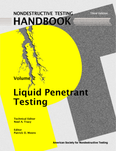 NDT Handbook, Third Edition Volume 2, PT