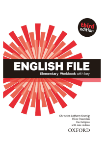 English File Elementary Workbook with Key