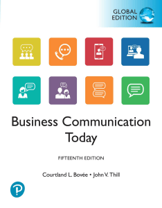 Business Communication Today, Global Edition (Bovee, Courtland, Thill, John) (z-lib.org)