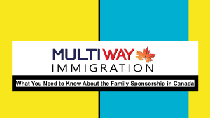 Family Sponsorship in Canada  Bringing Loved Ones Together