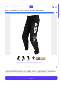 Mountain Bike Pants