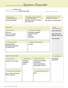 acute otitis media