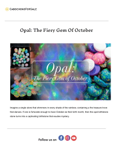 Ethiopian Opal's Charm: Rift Valley Treasure