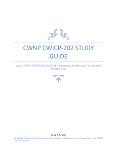 CWNP CWICP-202 Study Guide