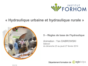 105-Hydraulique urbaine et rurale