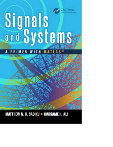 SIGNALS AND SYSTEMS