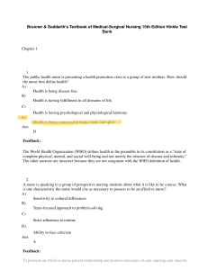 Test Bank for Brunner and Suddarth's Textbook of Medical-Surgical Nursing 15th Edition Hinkle Test Bank (3)