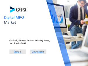 Digital Mro Market Demand Analysis: Business Demand, Global Insights, and Sales Consumption with Expert Reviews, Forecast by 2032