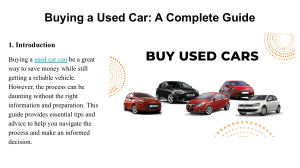 Buying a Used Car