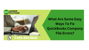 QuickBooks Company File Errors Common Issues and Solutions