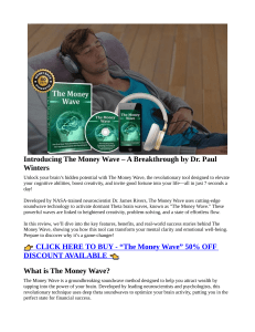 The Money Wave SCAM OR LEGIT MUST READ Buy