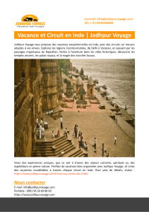 Vacance et Circuit en Inde-Jodhpur Voyage