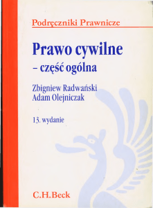 Zbigniew-Radwański-Adam-Olejniczak-Prawo-cywilne.-Część-ogólna