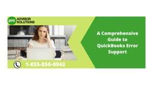 QuickBooks Error Support Comprehensive Solutions for QuickBooks Issues