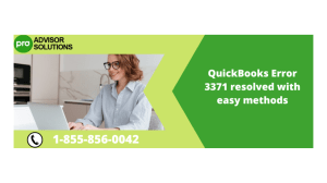 QuickBooks Error 3371 Causes and How to Resolve It Quickly