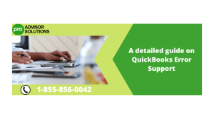 QuickBooks Error Support Reliable Solutions for QuickBooks Issues