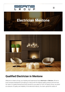 Electrician Mentone