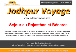 Séjour au Rajasthan et Bénarès-Jodhpur Voyage