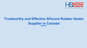 Reliable Silicone Rubber Heater Supplier in Canada!