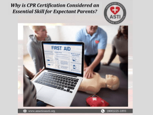 Why is CPR Certification Considered an Essential Skill for Expectant Parents