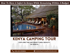 How To Have A Safari In Kenya While Remaining Within A Budget