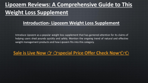 Lipozem Weight Loss Supplement  BUY NOW