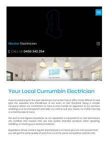 Electrician currumbin