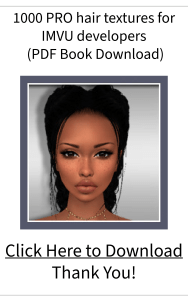 1000 PRO hair textures for IMVU developers FREE Download