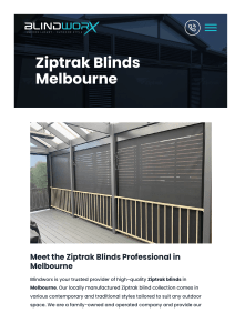 Ziptrak Blinds Melbourne