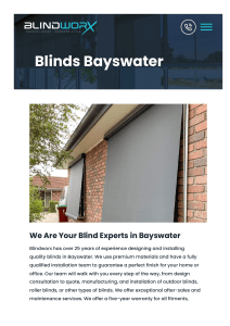 Blinds Bayswater