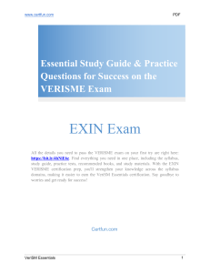 Essential Study Guide & Practice Questions for Success on the VERISME Exam