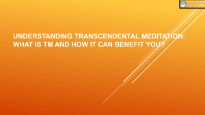 Understanding Transcendental Meditation: Benefits & How It Works